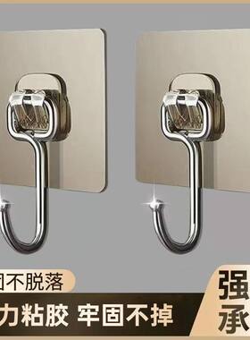 加大挂钩超强粘力免打孔厨房调料架置物宿舍重物粘钩墙壁