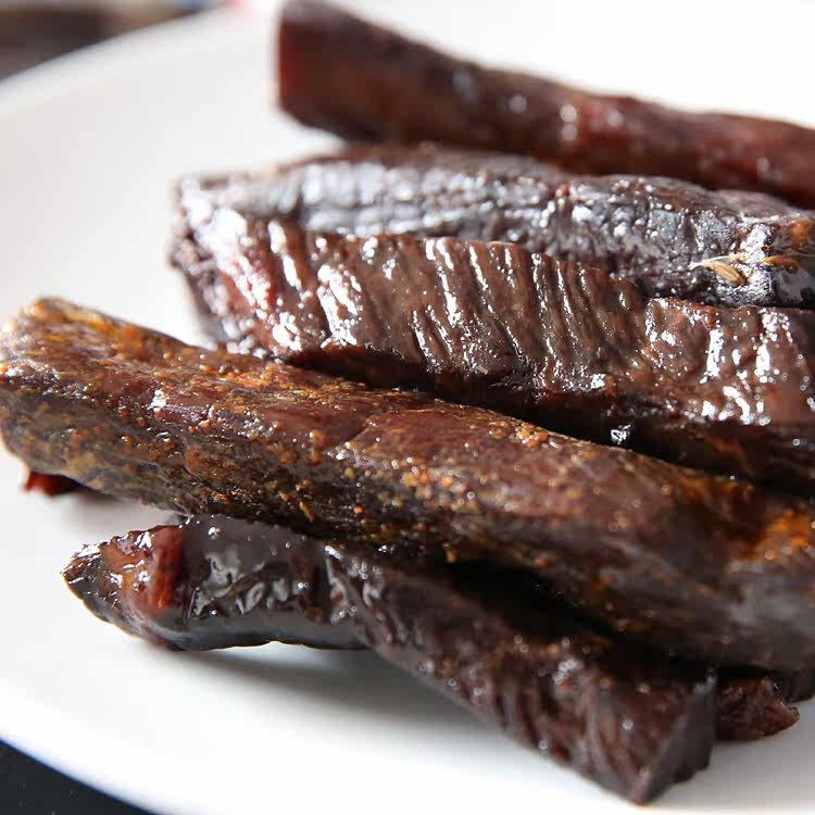 牛肉干 内蒙特产正宗清真独立包装 手撕风干牛肉干1斤装 包邮零食
