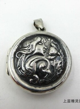 欧美浮雕古董孤品相片盒