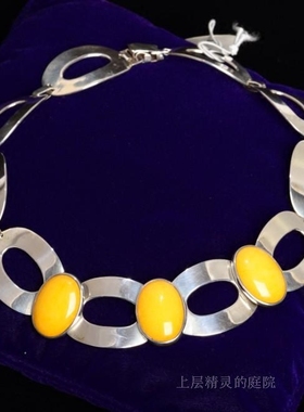 靓丽古典欧洲设计师925银项链