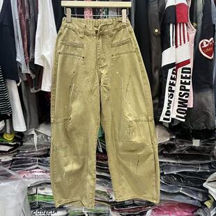 弯刀牛仔裤 轩语XUANYU72293春装 百搭宽松大码 复古涂鸦时尚 女 韩版