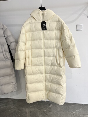 韩国95白鸭绒云朵泡芙超长款羽绒服女2025冬装高级感超好看大被子