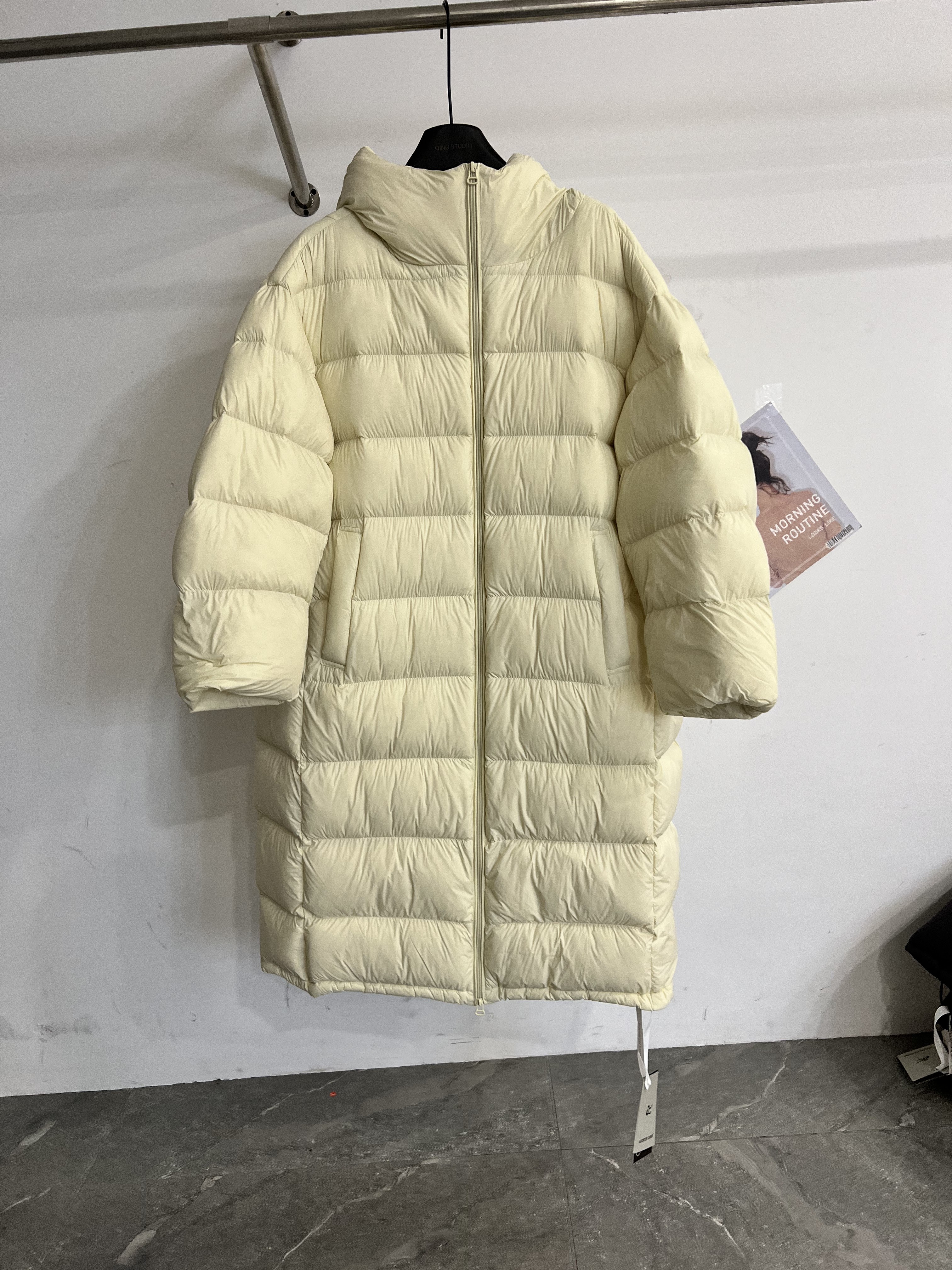 韩国2025冬装95绒泡芙超长款羽绒服女过膝宽松加厚到脚踝被子款