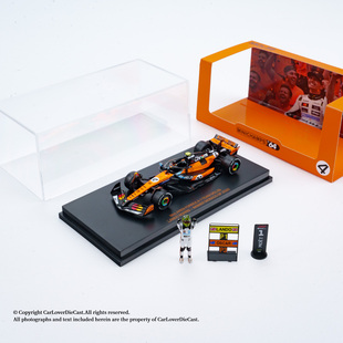 [现货]Minichamps1:64迈凯伦F1兰多诺里斯MCL39摩纳哥 4 合金车模