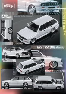 Mortal 1:64 宝马 BMW E30 瓦罐 开盖版 合金汽车模型