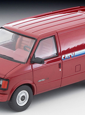 [现货]Tomytec 1:64 TLV LV-N344a 雪佛兰 Chevy Astro 红色