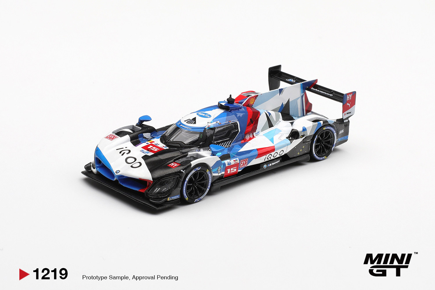 [现货]MINIGT 1:64 宝马M HYBRID V8 #15 勒芒赛车 合金车模1219