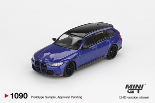[现货]MINIGT 1:64 宝马BMW M3 旅行版 蓝色 合金汽车模型1090