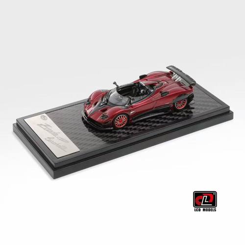 [现货]LCD 1:64 帕加尼Pagani 宗达Zonda HP 红碳 合金汽车模型
