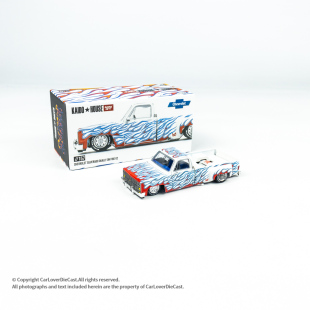 KaidoHouse+MINIGT 雪佛兰 Silverado Dually on Fire V2 合金车