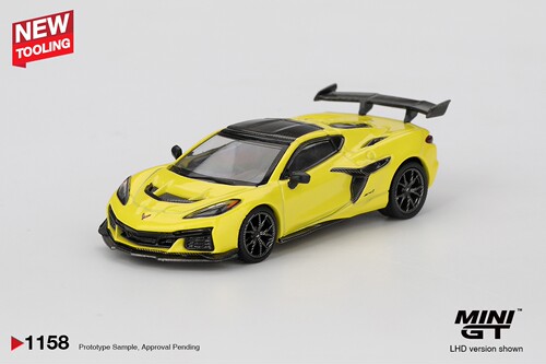 [现货]MINIGT 1:64 雪佛兰Corvette科尔维特ZR1 合金汽车模型1158
