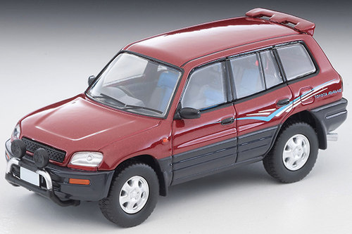 [现货]Tomytec TLV 1:64 LV-N354a 丰田Toyota RAV4L V 酒红灰