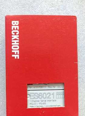 (议价）倍福beckhoff模块ES6021