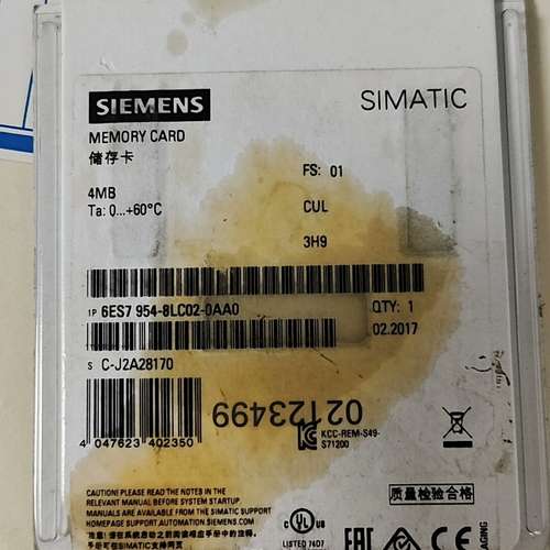 (议价）6ES7 954-8LC02-0AA0，4MB存储卡，