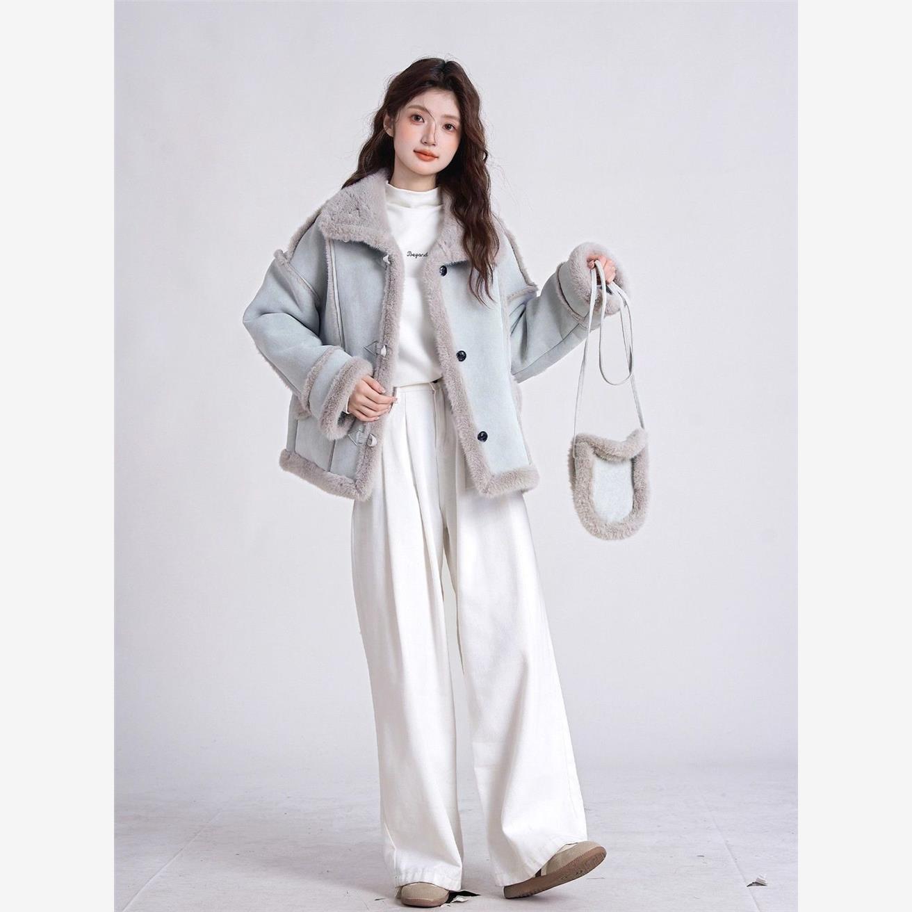 2025秋冬新款羊羔毛外套