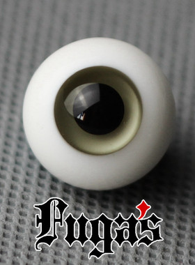 【fuga’s】手工玻璃眼.BJD娃娃眼珠.灰色系.清澈烟灰 12-18mm