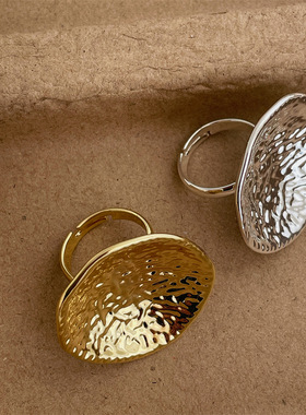 简约复古设计感凹面坑点金属纽扣