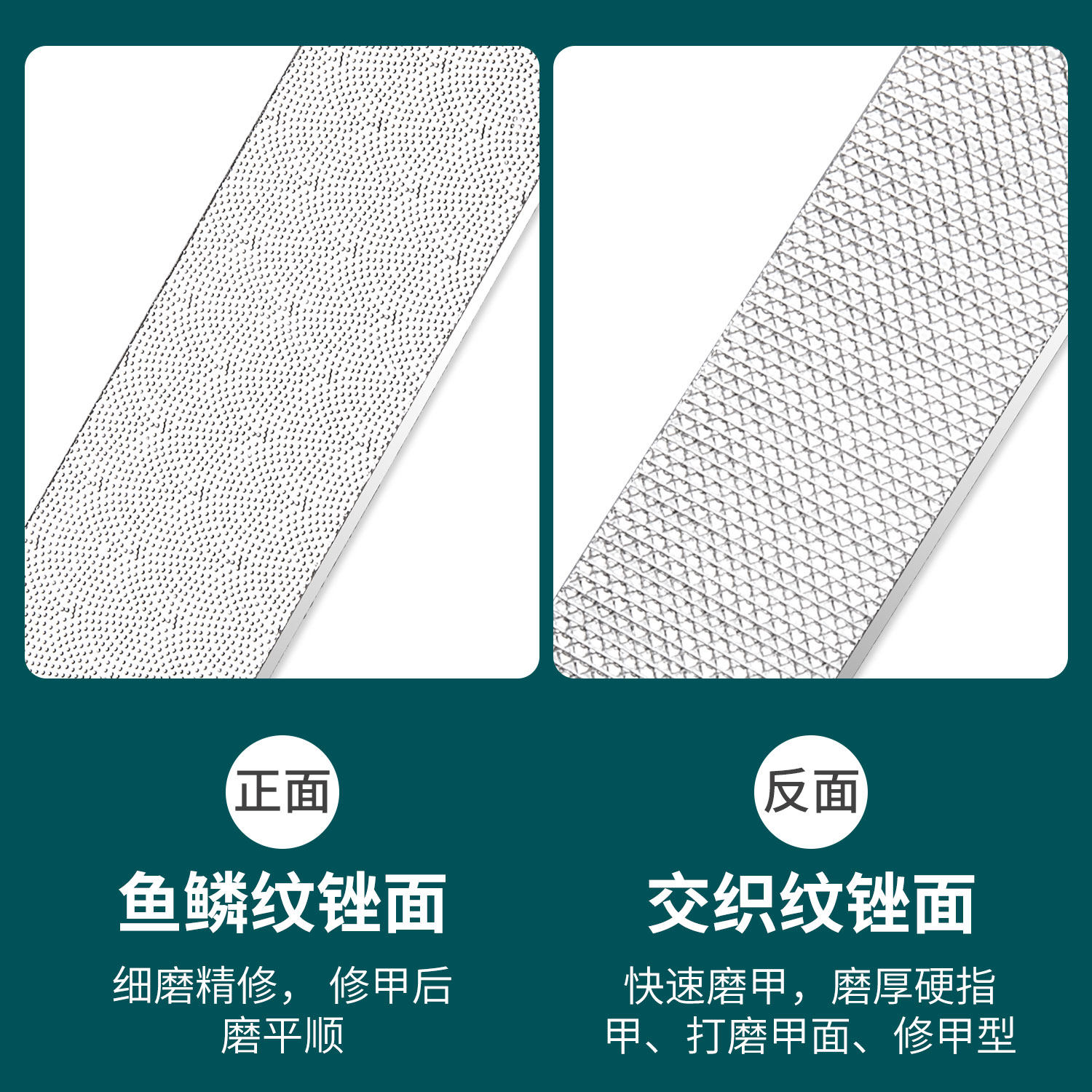 네일 파일 매니큐어 연마 스테인레스 스틸 러빙 스트립 페디큐어 유물 도구 양면 연마 네일 파일 회색