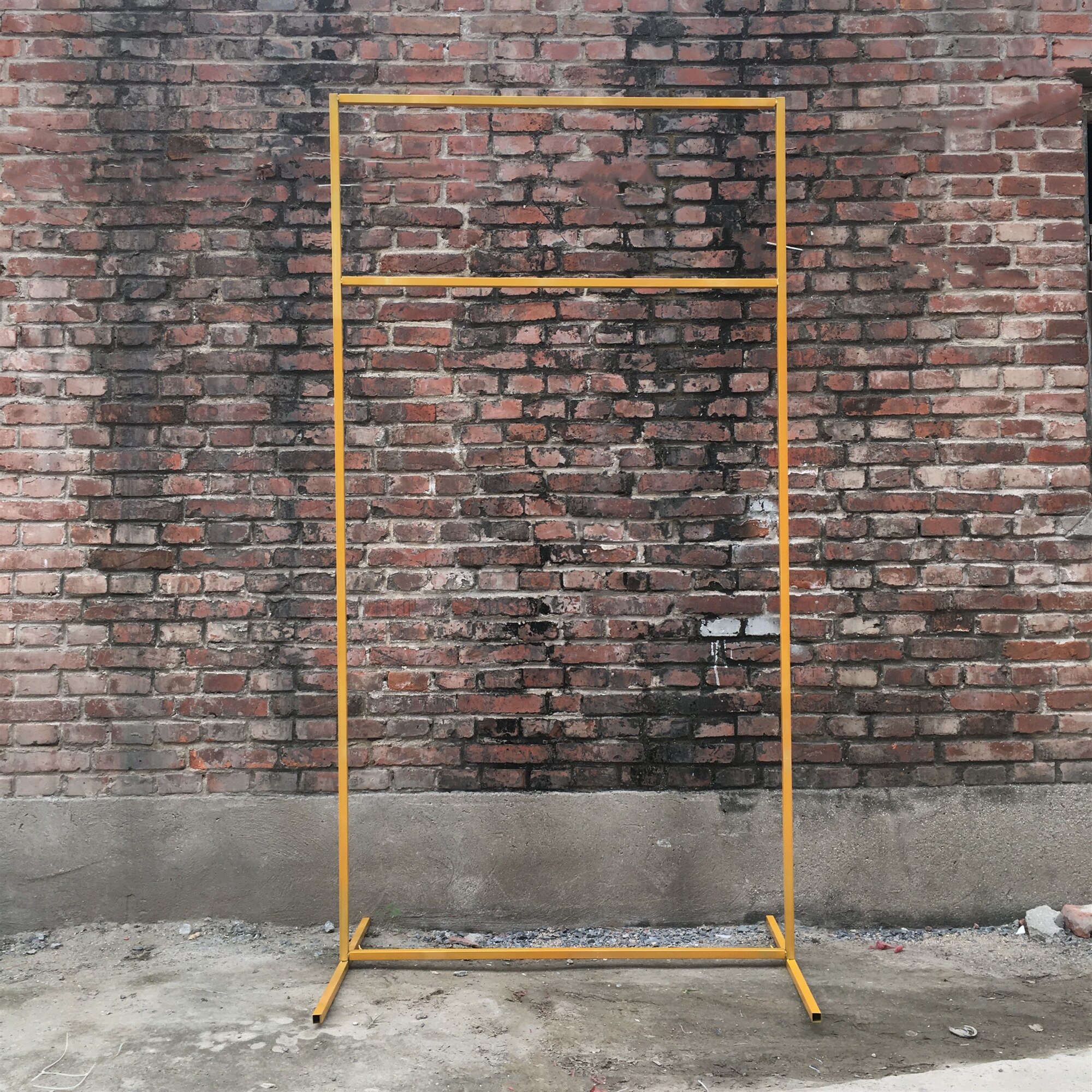 婚庆道具铁艺屏风背景装饰方框摆件婚礼花架气球派对方形拱门架子图片