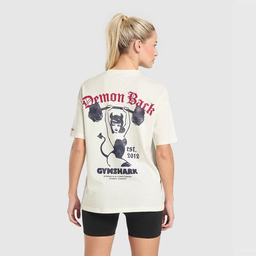 猫女来了 GYMSHARK  SYD GROWS POWER 纯棉水洗柔软运动短袖t恤