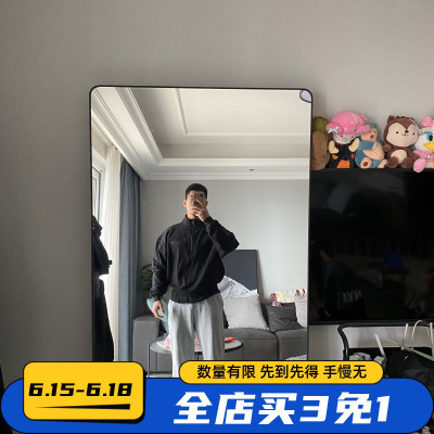 超级618 全店买3免1 gymshark crest刺绣宽松直筒运动卫裤
