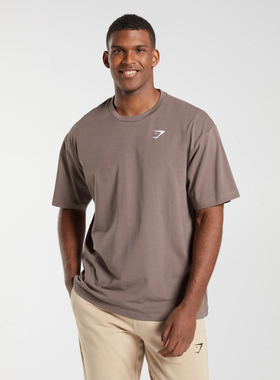 新配色 GYMSHARK ESSENTIAL基础百搭弹力运动宽松OS健身短袖T恤