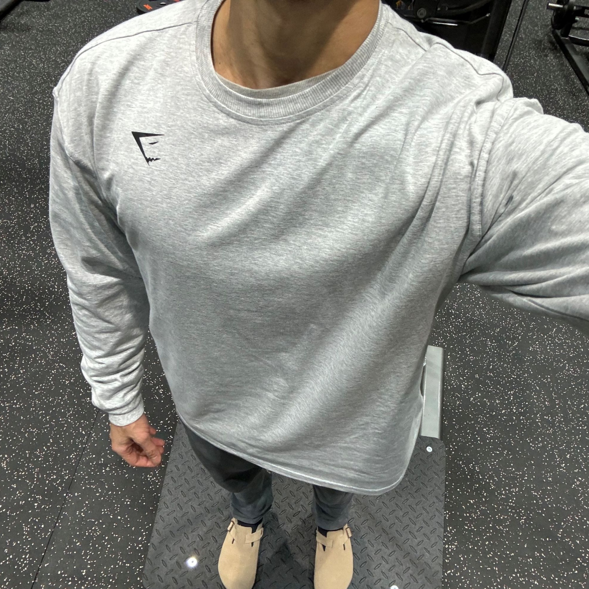 百搭舒适 新品2025 Gymshark essential 运动宽松弹力打底长袖t恤