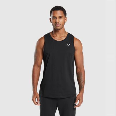 gymshark crest 刺绣宽松棉感弹力背心