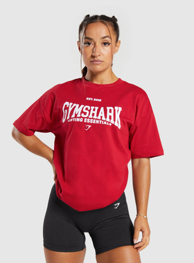 敲好看 GYMSHARK LIFTING ESSENTIALS 健身运动短袖t恤轻薄宽松