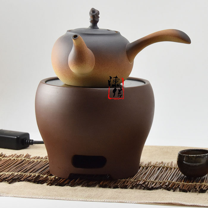 正品紫砂泥黄陶茶炉电陶炉家用铁壶陶壶专用泡茶煮茶静音不挑壶