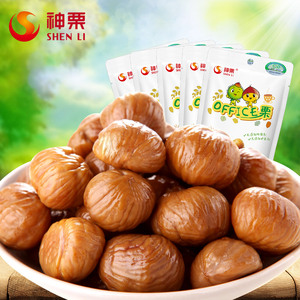 【神栗有机板栗仁66g*10】去壳甘栗仁栗子仁熟制板栗仁零食坚果