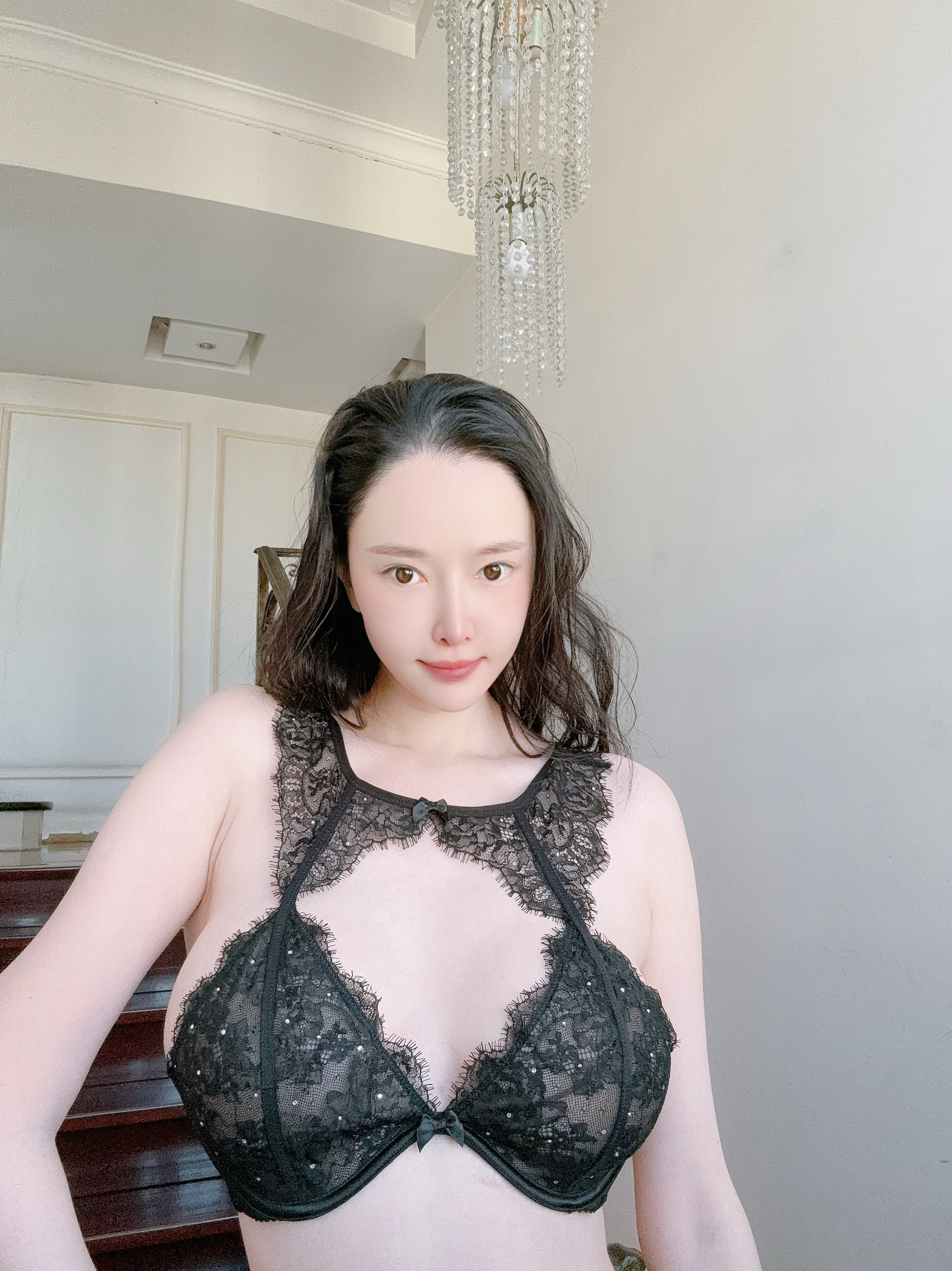 两色AP AGENT蕾丝烫钻多功能肩带美背文胸AP内衣北欧情书