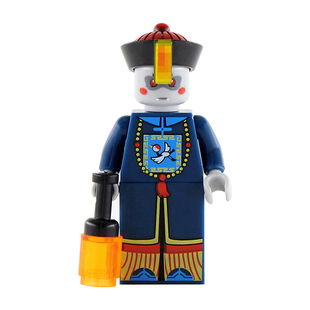 适用乐高ZY425僵尸先生一眉道长林正英积木人仔拼装儿童益智玩具