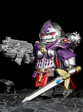 适用乐高积木人仔战锤40K战斗殉教修女终结者星际战士拼装玩具