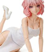 12兵人衣服配件6寸蜗之壳机娘女素体tbl旗袍连衣裙披肩性感长裙