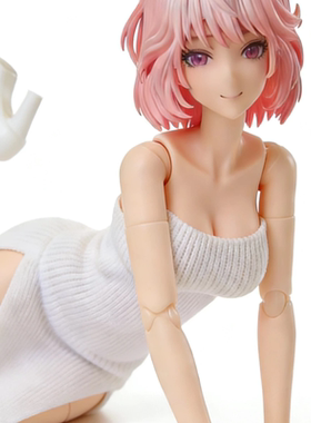 1/12兵人衣服配件6寸蜗之壳机娘女素体tbl旗袍连衣裙披肩性感长裙