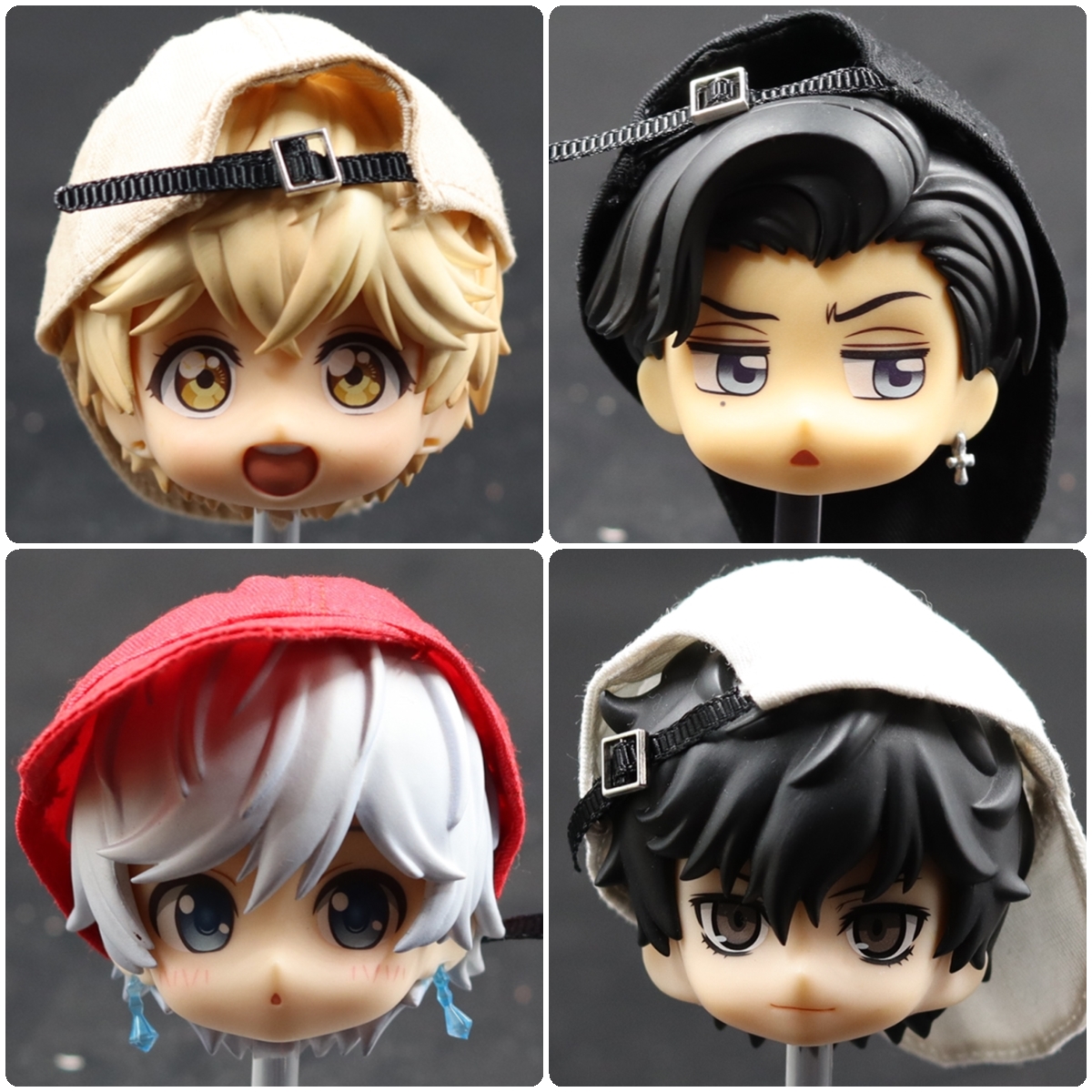 娃衣帽子粘土人现货