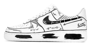FZBB球鞋定制Nike AF1空军1号元气低帮运动鞋 校园板鞋黑白篮球鞋