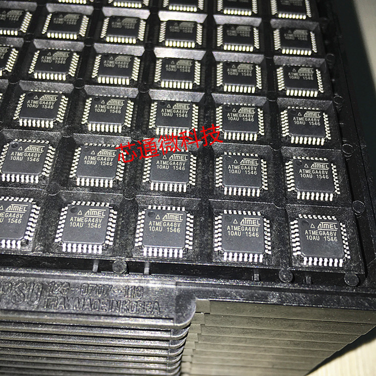 全新原装正品 ATMEGA48V-10AU 封装LQFP-32 8位微控制器 进口芯片