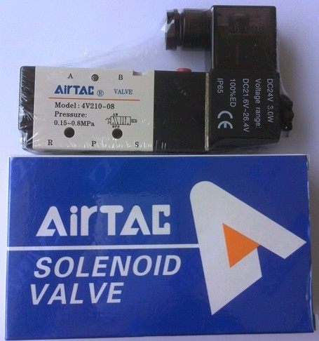 AIRTAC电磁阀/（全新原装正品亚德客4V210-08）4V21008A/4V21008B