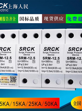 一级浪涌保护器 12.5KA 15KA 25KA 50KA T1一级防雷浪涌保护器