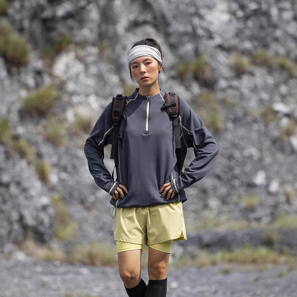 IZEXX潮牌户外哈苏线半拉链圆领摇粒绒抓绒衣男长袖保暖情侣上衣