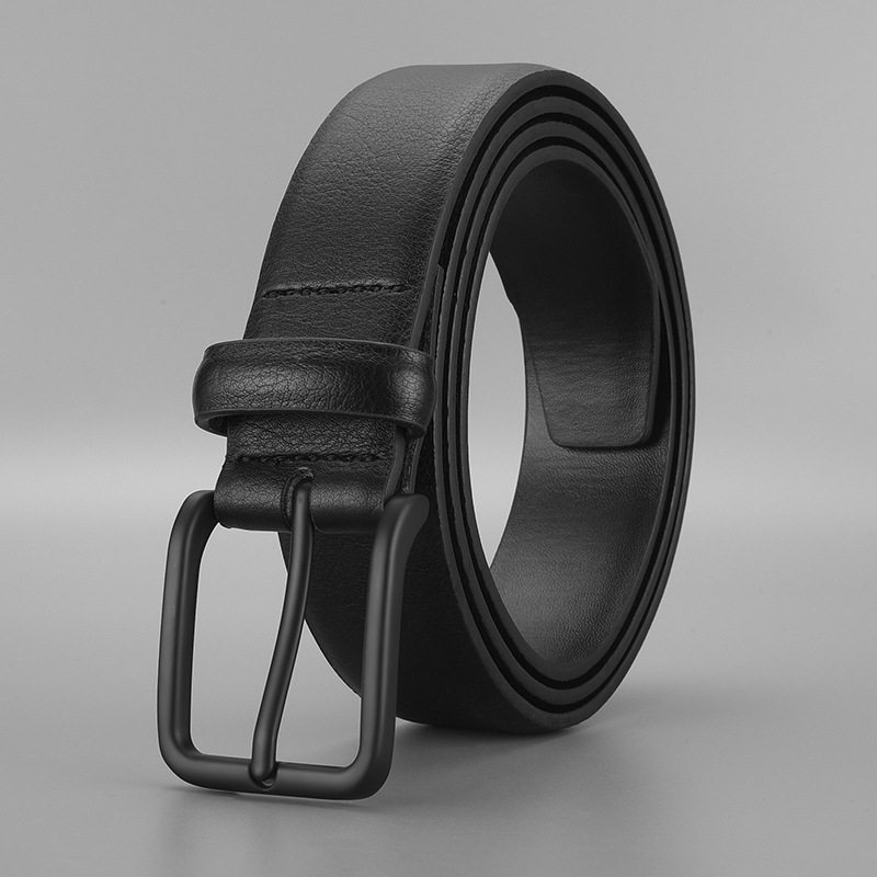 欧美潮款男士腰带扣头 休闲百搭合金针扣头层皮带品牌工厂腰带男