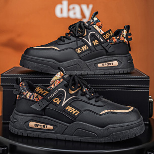 春季 老爹鞋 男鞋 学生潮流百搭厚底运动休闲板鞋 透气小白鞋 2026新款