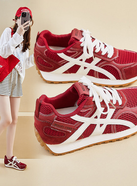 内增高韩版新款阿甘鞋女2025秋季学生运动跑步厚底休闲鞋JCF230
