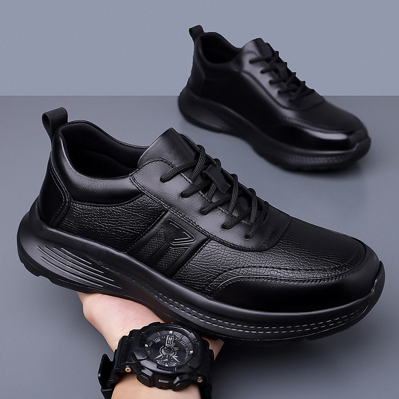 男鞋2026春季新款高品质潮流休闲运动鞋百搭跨境中年爸爸时尚单鞋,流行男鞋,单鞋,淘宝优惠券,粉丝福利购,淘宝优惠卷