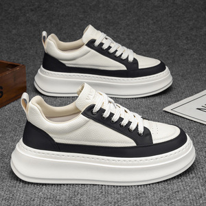 男鞋2026春季新款男士厚底增高小白鞋学生百搭休闲运动板鞋舒适轻