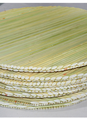 高粱杆盖双层手工盖帘圆形饺子盘饺子帘托盘盖垫锅盖篦子家用