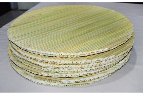 高粱杆盖双层手工盖帘圆形饺子盘饺子帘托盘盖垫锅盖篦子家用