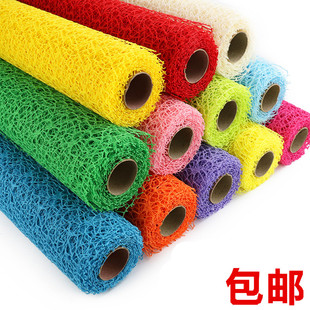 幼儿园装饰大雁网提花网门帘挂饰背景环境布置网布手工网纱吊饰